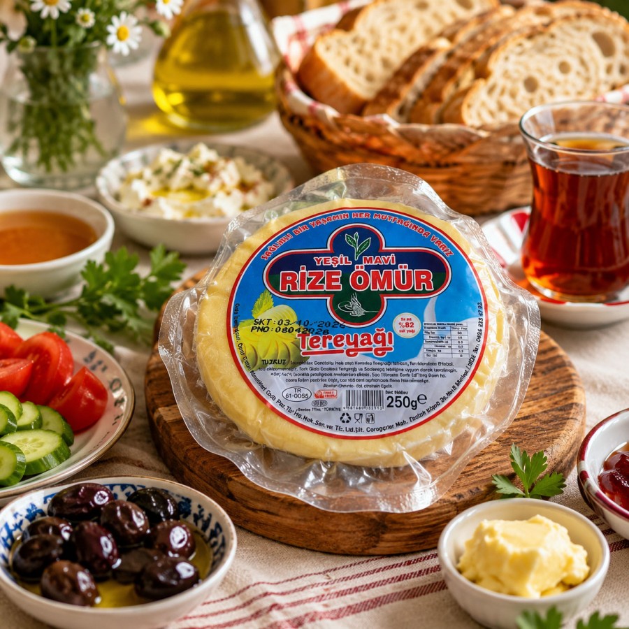 Rize Ömür Kaymak Tereyağı 250g Rize Ömür Kaymak Tereyağı 250g