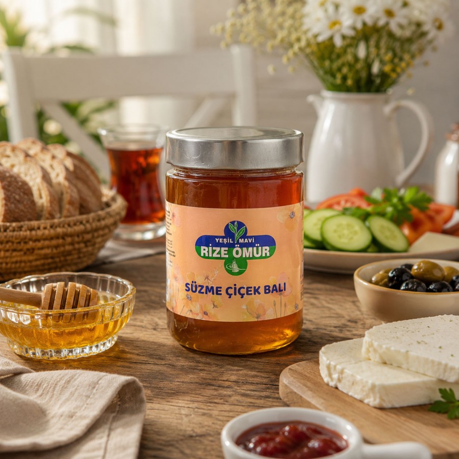 Rize Ömür Çiçek Balı 800g Rize Ömür Çiçek Balı 800g