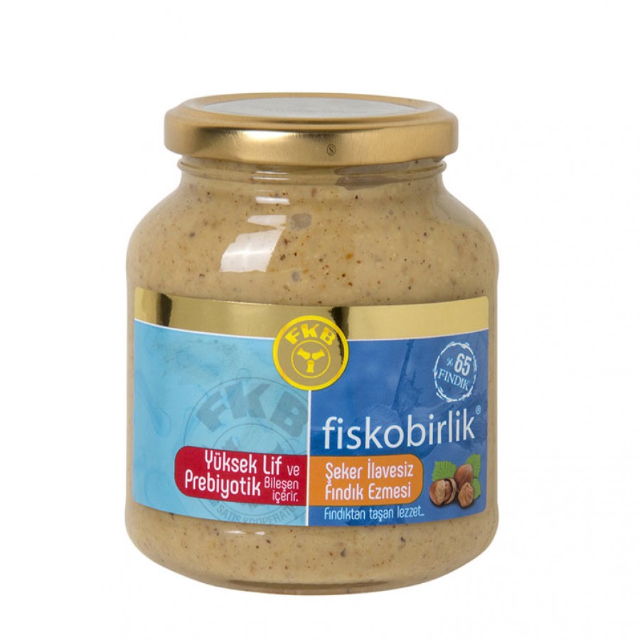Fiskobirlik 300 Gr Şeker İlavesiz Fındık Ezmesi Fiskobirlik 300 Gr Şeker İlavesiz Fındık Ezmesi